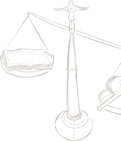 Decorative background shape